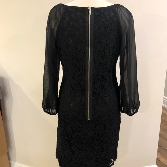 EUC Black lace shift dress! - Picture 2 of 2